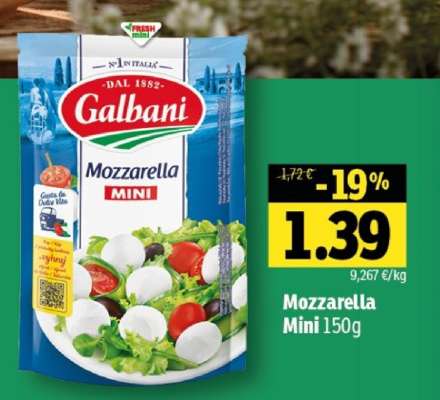 Galbani Mozzarella Mini 150g