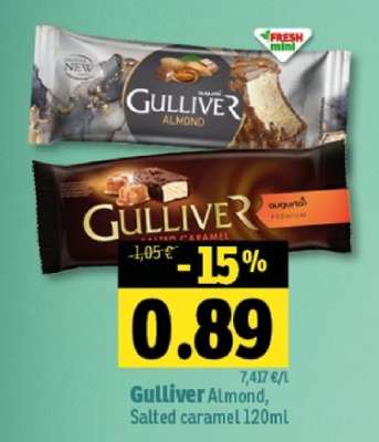 Gulliver Almond, Salted Caramel 120ml