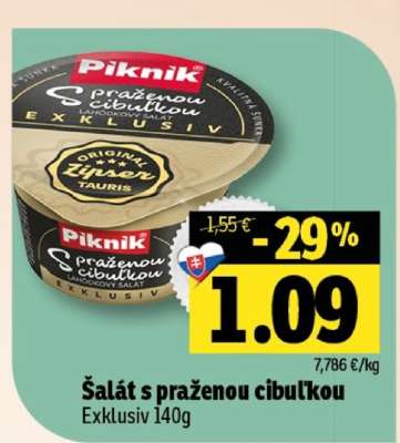 Šalát s praženou cibuľkou Exklusiv 140g