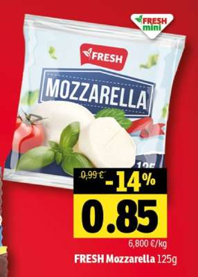 FRESH Mozzarella 125g
