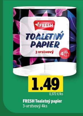 FRESH Toaletný papier