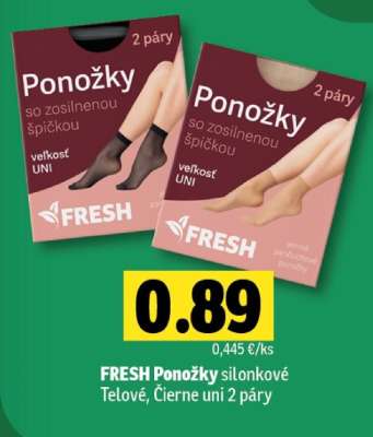 FRESH Ponožky silonkové