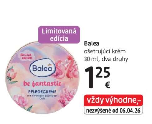 Balea ošetrujúci krém