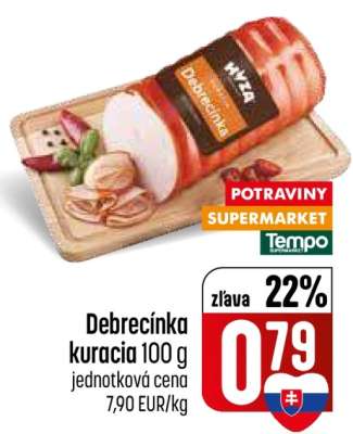 Debrecínka kuracia 100 g