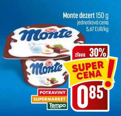 Monte dezert 150 g