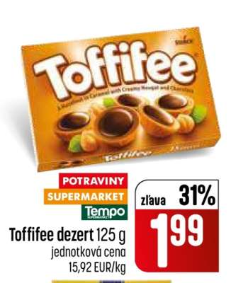 Toffifee dezert 125 g