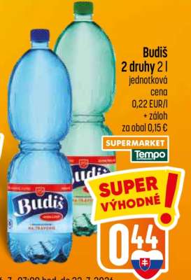Budiš 2 druhy 2 l