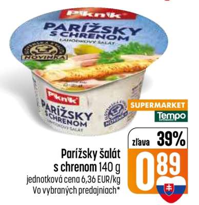 Parížsky šalát s chrenom 140 g