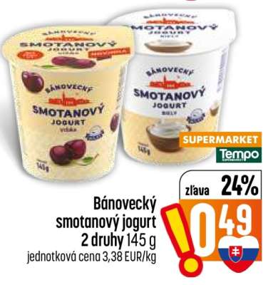 Bánovecký smotanový jogurt