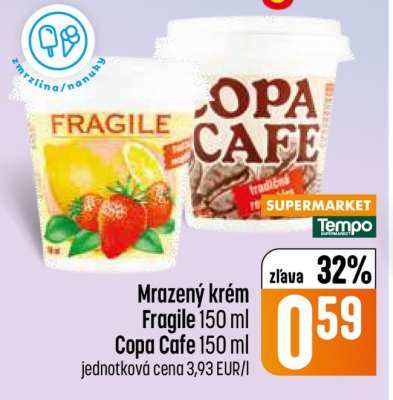 Mrazený krém Fragile 150 ml / Copa Cafe 150 ml