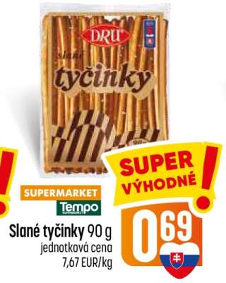 Slané tyčinky 90 g