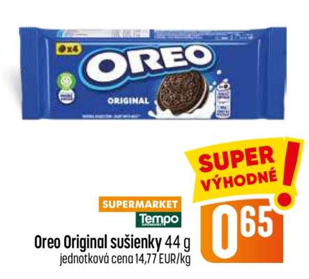 Oreo Original sušienky 44 g