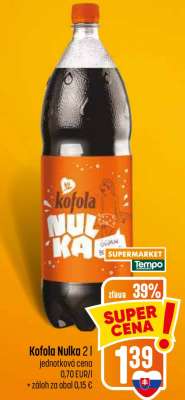 Kofola Nulka 2 l