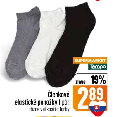 Členkové elastické ponožky 1 pár