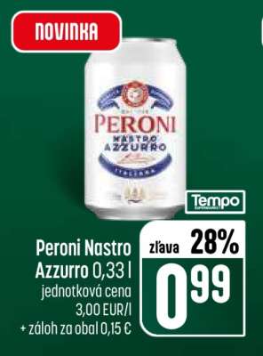 Peroni Nastro Azzurro 0,33 l
