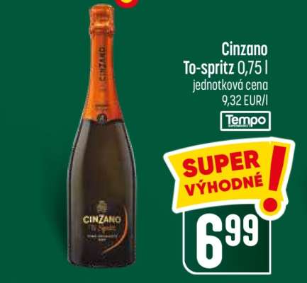 Cinzano To-spritz 0,75 l
