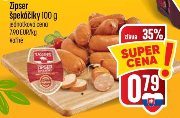 Zipser špekáčky 100 g
