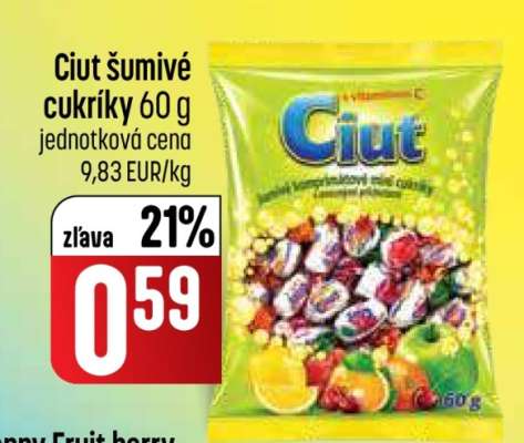 Ciut šumivé cukríky 60 g