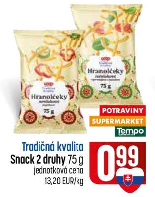 Hranolčeky zemiakové