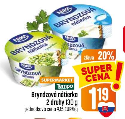 Bryndzová nátierka