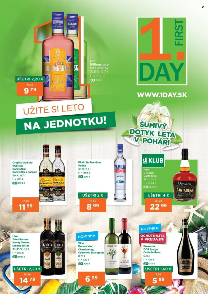 Leták 1Day - 16.7.2026 - 29.7.2026. Strana 1