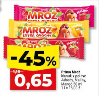 Prima Mrož nanuk v poleve
