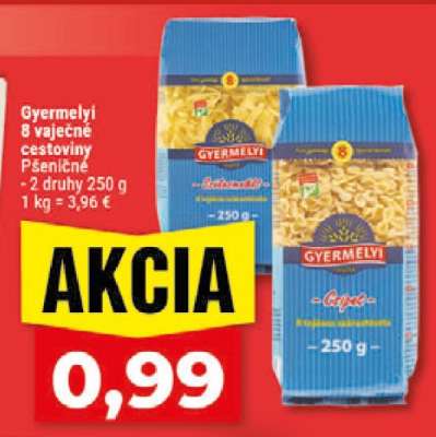 GYERMELYI 8-vaječné cestoviny
