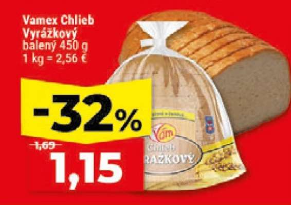 Vamex Chlieb Vyrážkový