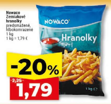 Nowaco zemiakové hranolky