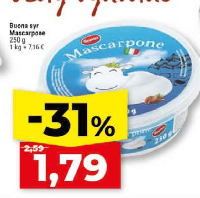 Buona syr Mascarpone