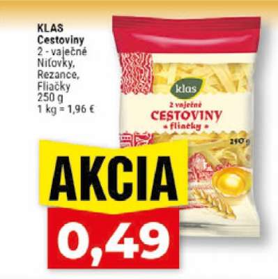 KLAS Cestoviny