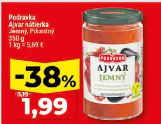 Podravka Ajvar nátierka