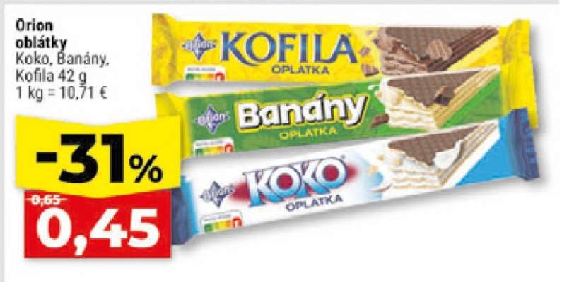 Orion oplátky