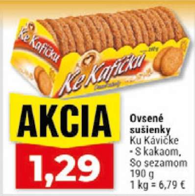 Ovsené sušienky Ku Kávičke