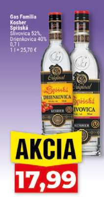 Gas Familia Kosher Spišská