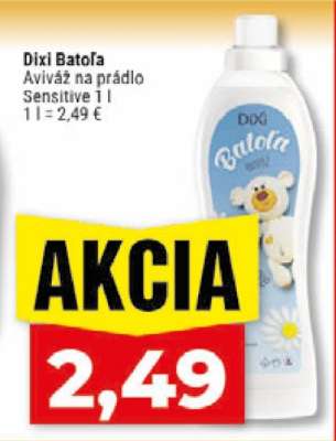 Dixi Batoľa Aviváž na prádlo Sensitive