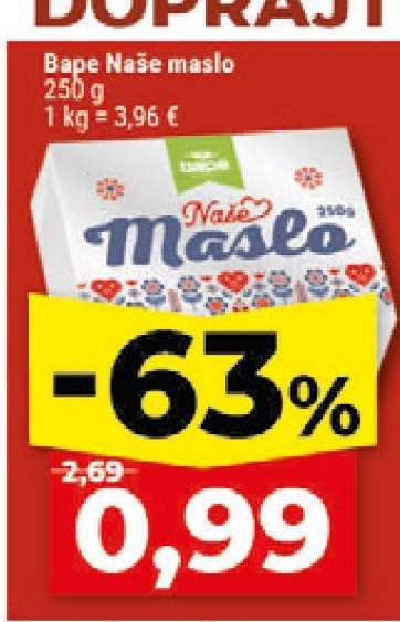 Bape Naše maslo