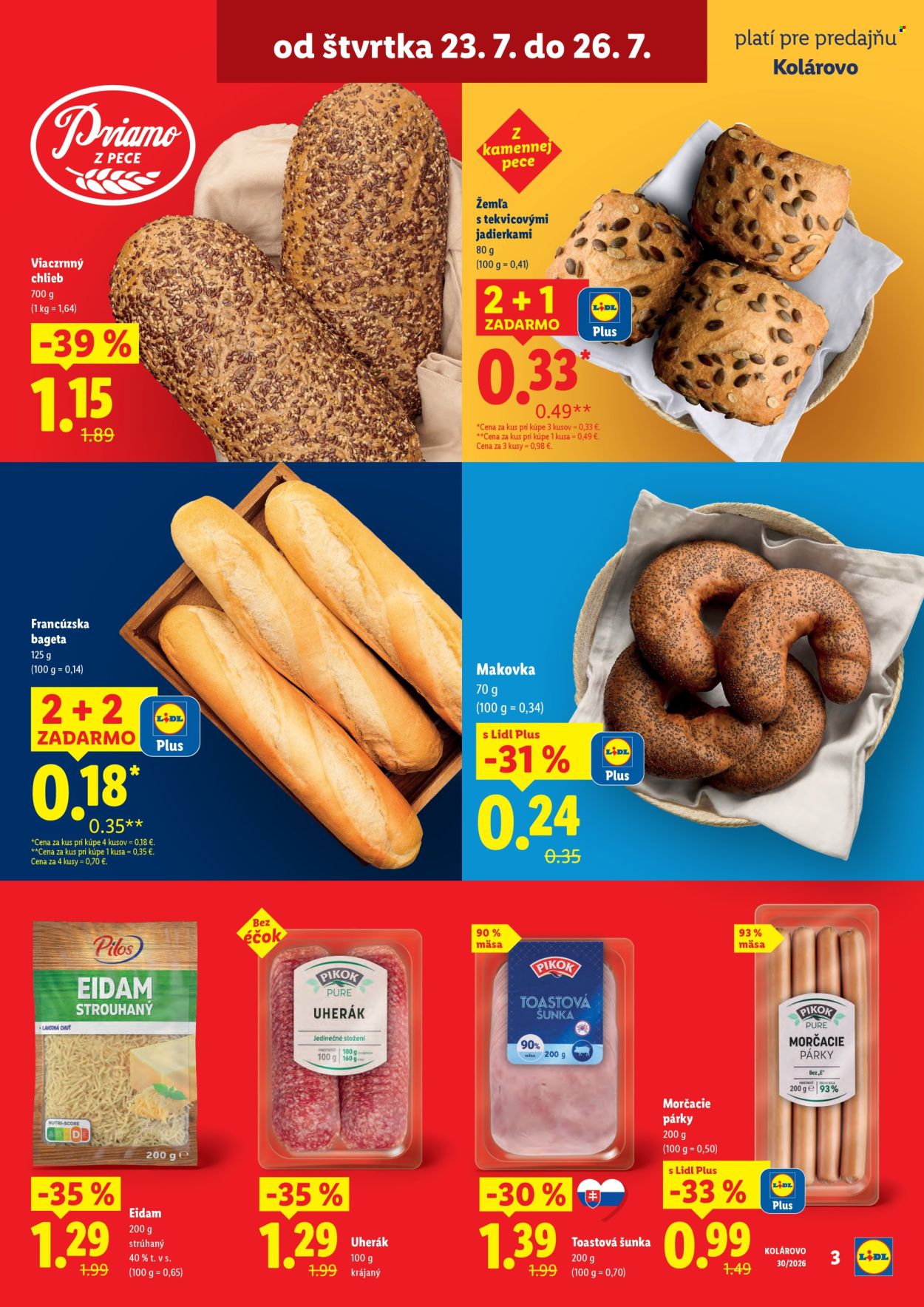 Leták Lidl - 23.7.2026 - 26.7.2026. Strana 3