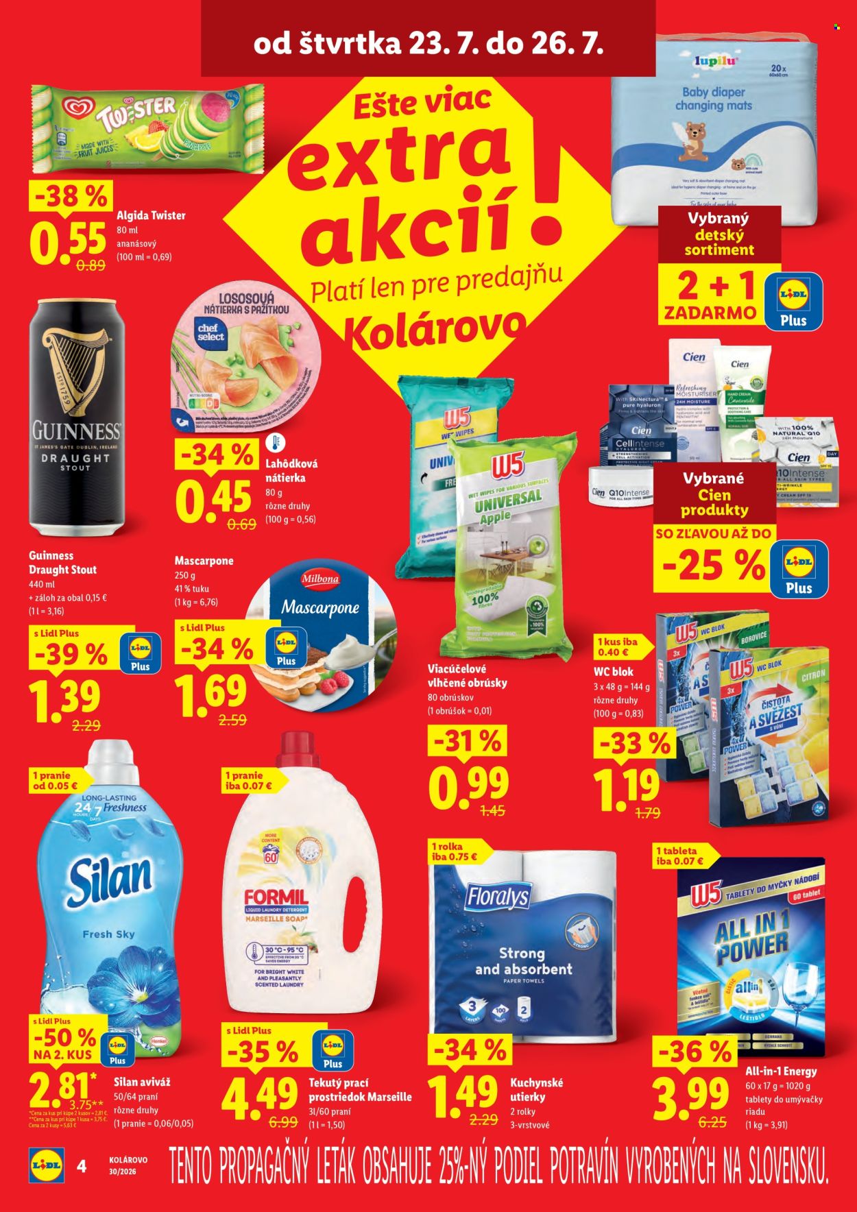 Leták Lidl - 23.7.2026 - 26.7.2026. Strana 4