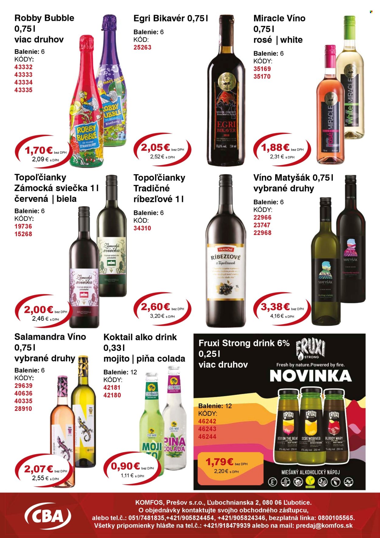 Leták CBA Komfos - 17.7.2026 - 30.7.2026. Strana 10