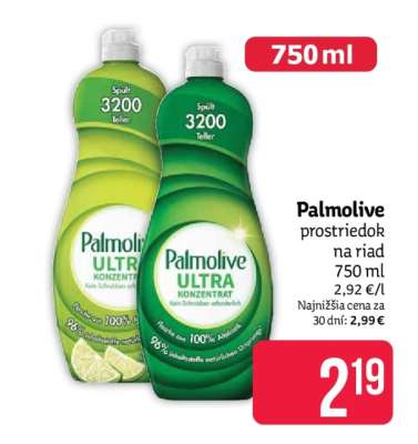 Palmolive prostriedok na riad