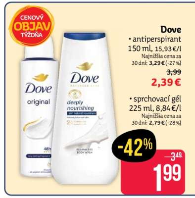 DOVE Sprchovací gél