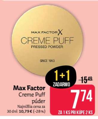 Max Factor Creme Puff, púder