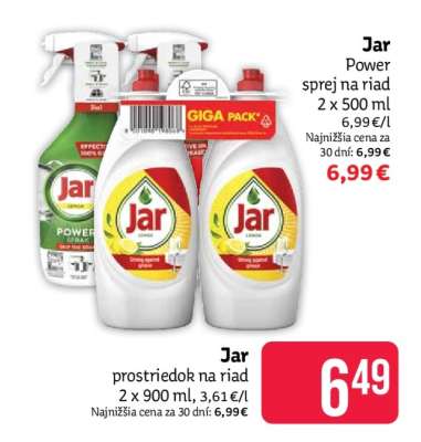 JAR PROSTRIEDOK NA RIAD