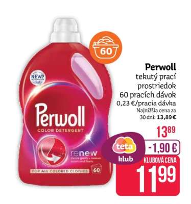 Perwoll Tekutý prací prostriedok