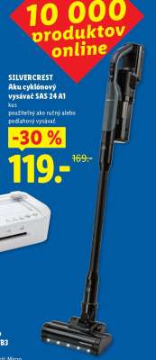 SILVERCREST Aku cyklónový vysávač SAS 24 A1