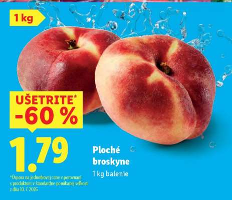 Ploché broskyne
