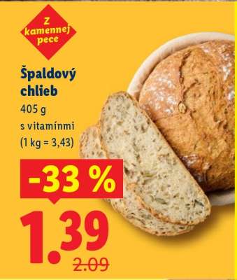 Špaldový chlieb