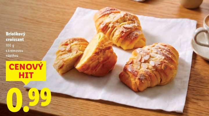 Brioškový croissant