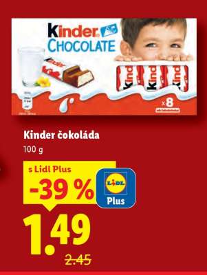 KINDER Čokoláda